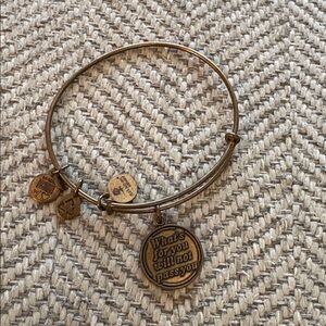 Alex and Ani “What’s for you will not pass you” Goldtone Bracelet